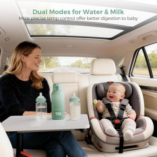 Momcozy Portable Bottle Warmer for Breast Milk, Baby Travel Essentials