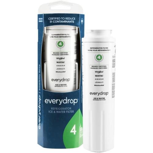 everydrop® by Whirlpool Ice and Water Refrigerator Filter 4, EDR4RXD1, Single-Pack