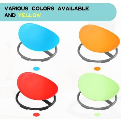 BABAMU Spinning Chair for Autistic Kids, Sensory Swivel Chair, 220LBS Weight Capacity, Autism Sensory Products, Autism Toys, Sensory Toy (Blue, Egg)