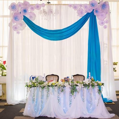 Wokceer 10x10FT Backdrop Stand Heavy Duty Pipe and Drape Kit Adjustable