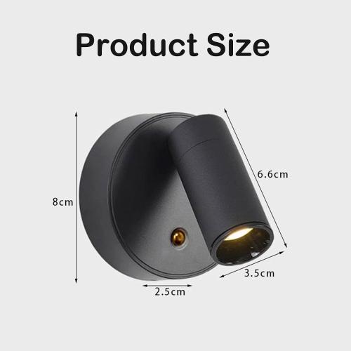 Spotlights Indoor -Rechargeable Plant Spotlight, 360° Rotate Wireless LED Uplighting,3 Dimmable Adjustable Wall Mount Ceiling Spotlight for Artwork Painting Tree Plant Wall Light(Black)