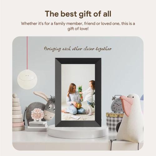 Uhale Digital Picture Frame, 10.1-inch High Definition Touch Screen, 16GB Memory, Digital Photo Frame with Automatic Rotation Feature