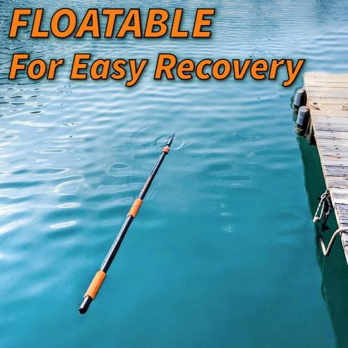 EXTEND-A-REACH Boat Hook for Docking with Telescoping Extension Pole | Durable, Floating, Lightweight & Sturdy Telescoping Boat Hook Pole // The Ultimate Pool for Docking, Push-Pull and Boating