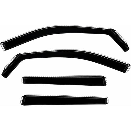 2026 2027 in-Channel Rain Guards Side Window Visor Deflectors for Toyota RAV4 LE XLE Premium SE XSE Limited Woodland, Dependable RAV 4 Vent Shade