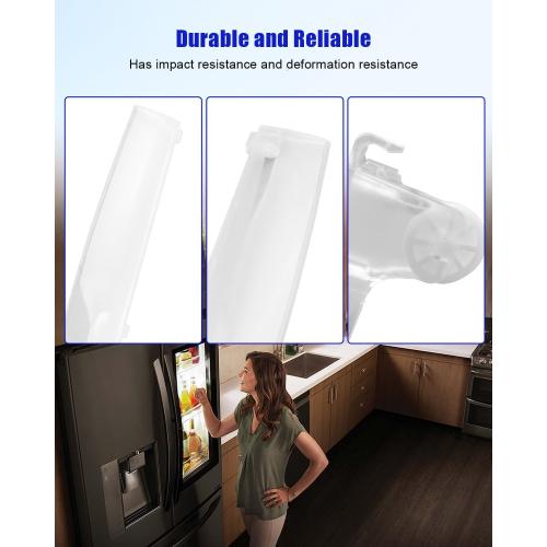 Refrigerator Tray Cover Assembly Compatible with LG and Kenmore Refrigerator Clear color Replace ACW74118101 AP5956442 3380487 MCR64973001 PS10065045