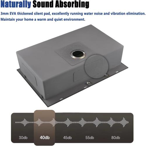 Size 36x22 Black Drop In Kitchen Sink and Faucet Combo Set - 36 Inch Black Stainless Steel Top Mount Kitchen Sink with Faucet, 10 Inch Deep Single Bowl Drop-in Sinks with Accessories