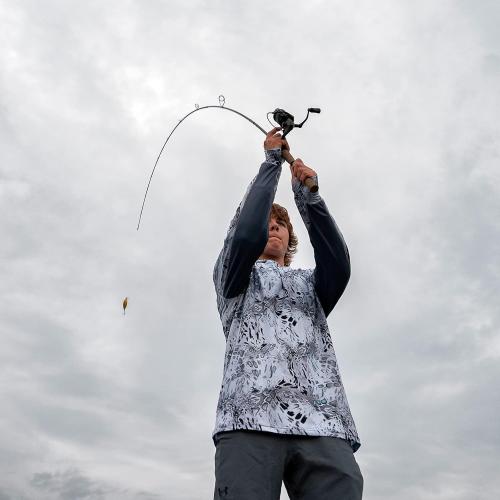 KastKing Spartacus II Fishing Rods - IM6 Graphite Blanks Casting & Spinning Rods, 2-Piece Rods with Extra Tip Section, PTS Power Transition System, KastFlex Technology, Rubber Cork Handle
