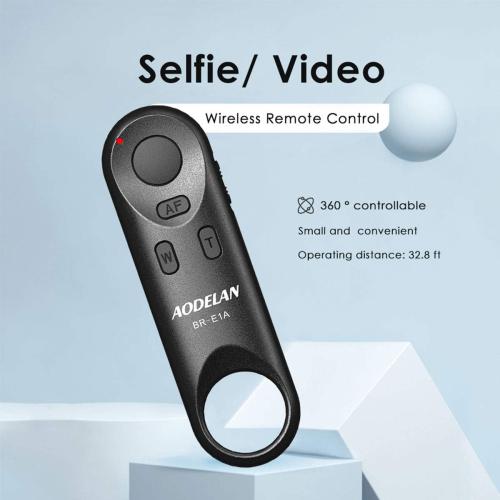 AODELAN Wireless Remote Control for Canon M6 Mark II,6D Mark II Replacement BR-E1 Camera Shutter Release for Canon EOS RP,M50, M50 Mark II, 90D,SL3 250D,SL2 200D,T7i,G7 X Mark III