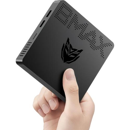Bmax Mini PC B1 Pro Intel Gemini Lake N4000 (Up to 2.6GHz), 8GB LPDDR4 128GB eMMC Support M.2 SSD Expansion (512GB/2TB), 4K Dual Display 2.4G/5G WiFi & BT4.2 Mini Desktop Computer for Home/Office
