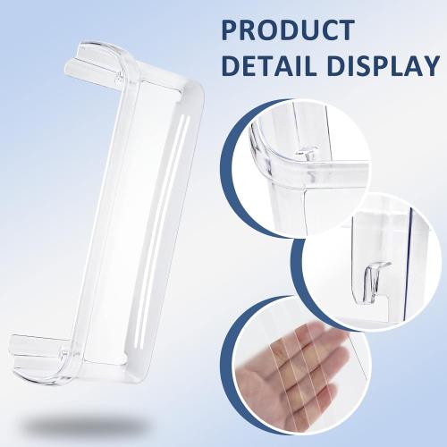 242126602 Refrigerator Door Bin Shelf Replacement Compatible for Frigi.daire Cros.ley Refrigerator Door 2 Packs