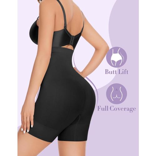 YADIFEN Tummy Control Shapewear Shorts Thigh Slimmer High Waisted Shapewear Women Girdles Shorts Women Shapewear Under Dress