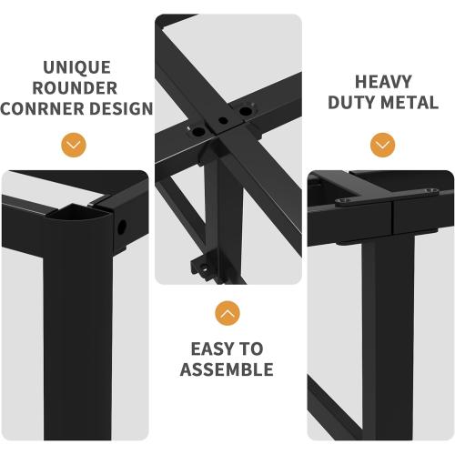 Queen Box Spring, 7 Inch Box Spring for Queen Bed, 3000 lbs Heavy Duty Metal Frame Mattress Foundation with Fabric Cover, Easy Assembly-Noise Free