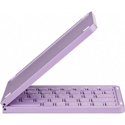Foldable Bluetooth Keyboard, Ultra-Thin Portable Wireless Keyboard with Backlit, Lightweight for Laptop, iPad, iPhone, Android, Windows, Mac