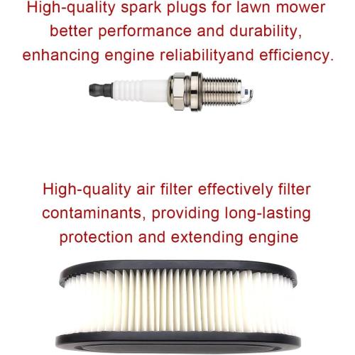 Air Filter Spark Plug Tune Up Kit for Toro Recycler 22-Inch Lawn Mower