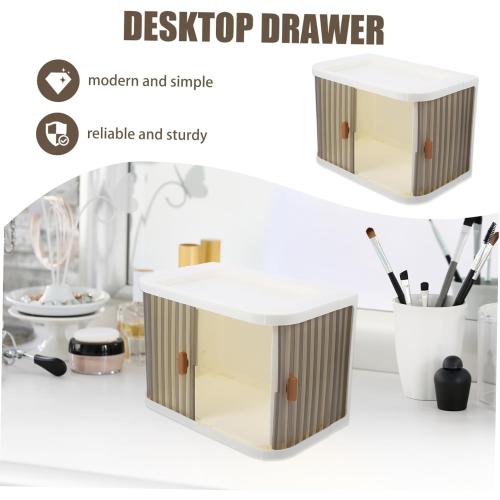 Collapsible Desktop Storage Box Organizers Cube Storage Organizer Lids for Desk
