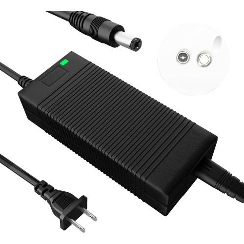 EVAPLUS UL Certified 42V 2A Charger, Power Adapter with Female DC 5.5mm-2.5mm/2.1mm Port, Compatible with GOTRAX GXL V2, G2, G3, G4, Apex, Glider, XR Elite, XR Ultra 36V Lithium-ion Battery