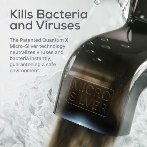 Quantum X Upright Water Filter Vacuum — The Best Bagless Household Vac Cleaner with Water & MicroSilver Filtration to Clean Wet & Dry Messes - Pet, Dog Hair & Toddler Spills on Carpet & Hardwood Floor
