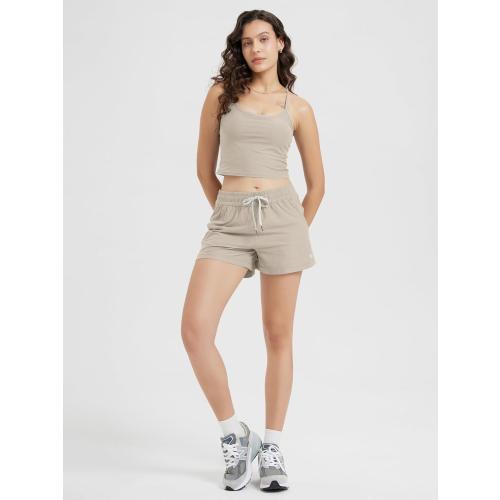 Size large Beyond Yoga Women's Slim Racerback Cropped Tank – Stratum Tech Sports Bra, Ultra Soft UPF 50  Cami Top with Built-in Bra