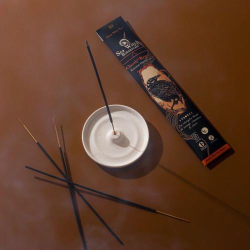 Sea Witch Botanicals Quoth The Raven Incense - 2 Pack | All-Natural Essential Oil Blends | 2 Boxes of 20 Incense Sticks | Non-Toxic | Ritual, Energy & Creativity | Cinnamon, Clove & Orange