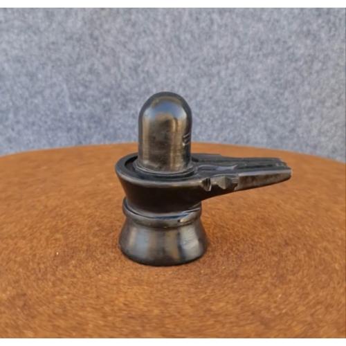 StonKraft Marble Shiva Lingam Shiv Ling Idol Murti Statue Adiyogi (Black Lingam)