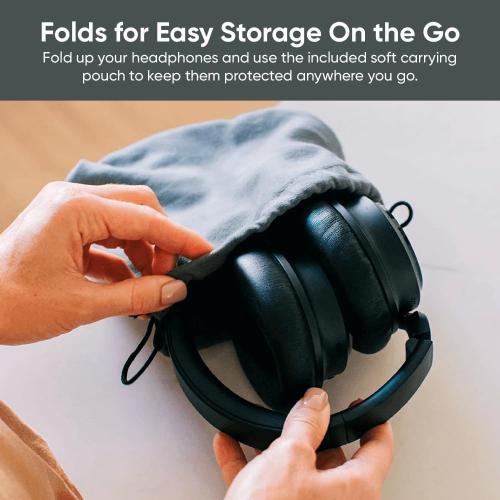 Wyze Headphones Noise Cancelling, Wireless Over Ear Bluetooth Headphones with Mic, Alexa Built-in, HiFi Sound, Transparency Mode for Travel Home Office, Custom EQ via Wyze App