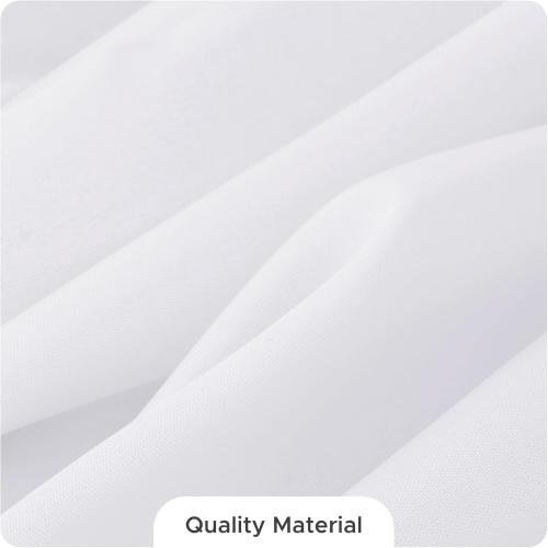 Fitable 8 Pack Table Cloth Rectangle Table: Stain and Wrinkle Resistant Tablecloth Rectangular, Washable Polyester Tablecloths for Wedding Party Dining Banquet Event Catering(White, 70x120 Inch)