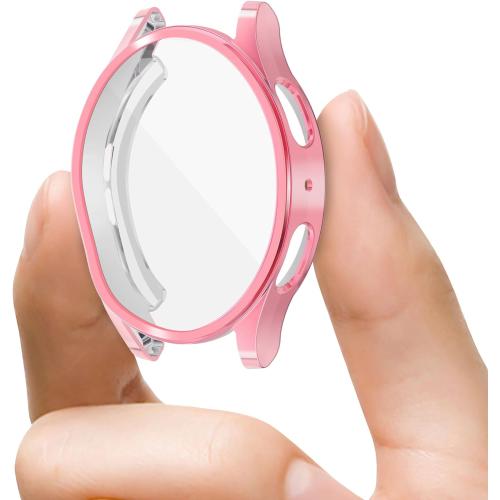 RICHONE [10 Pack] Compatible with Samsung Galaxy Watch 7 40mm Screen Protector Case, Soft TPU Protective Face Cover Colored Bumper Accessories for Women Men (10 Colors, Samsung Watch7 40 mm SM-L300)