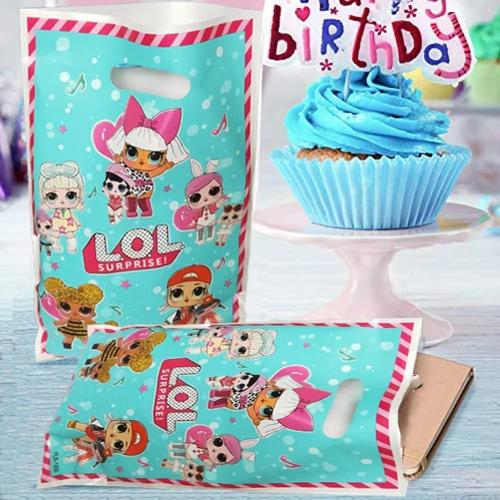 Ananju 30pcs Children Birthday Party Gift Bags Candy Bags Goody Bags Children Birthday Party Supplies Decorations (2pk)