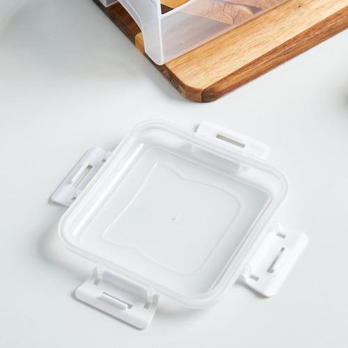 SUYUDSM Bread Box, 5L Bread Box Storage for Kitchen Countertop Plastic (Black with Tray,1Pack)