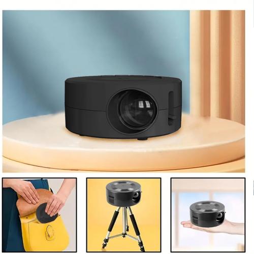 Joyzan Mini Projector, Full HD Supported Video Outdoor Movie LED Small Home Theater Phone Native 1080P Portable Wired LCD Screen Support Mobile Power Game Laptop Kids Gift indoor TV Smartphone USB