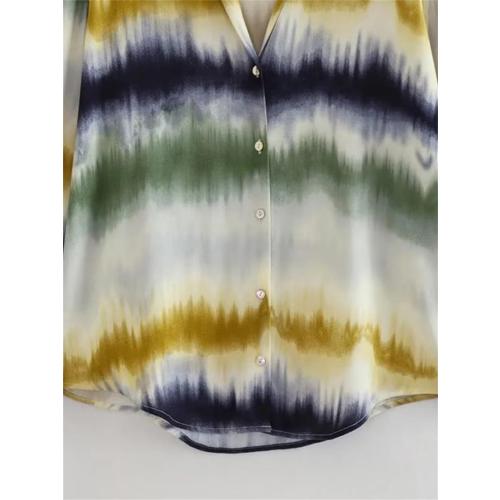 SOZE L...Fulbant Women Tie Dye Pants Set Shirts Long Sleeve Casual Sets Straight Trousers Single Breasted Tops Loose Outfits