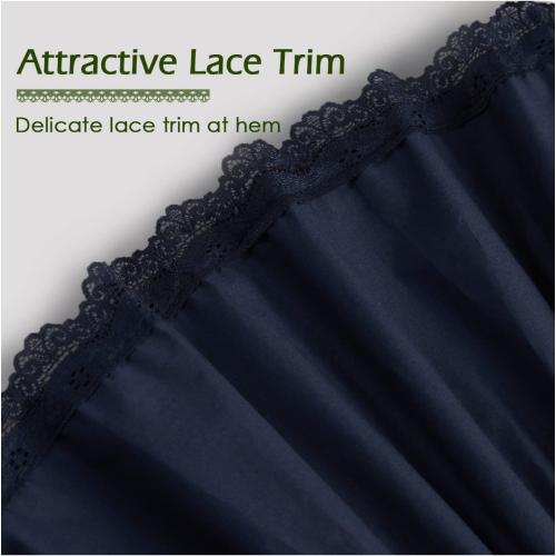 SiyL..BEAUTELICATE Women 100% Cotton Skirt 3 Tiered A-Line Retro Medieval Skirt