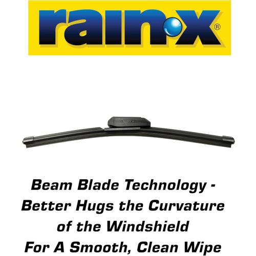 Rain-X 5079282-2 Latitude 2-In-1 Water Repellent Wiper Blades, 28 Inch Windshield Wipers (Pack Of 1), Automotive Replacement Windshield Wiper Blades With Patented Repellency Formula