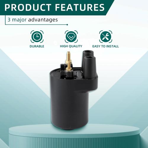 AUTOKAY 166-0772 Ignition Coil Fits for Onan Points Models BF BFA BG BGA BGE B43E B43G B43M B43 B48 B48G CCK CCKA CCKB NHA NHB NHC NHE NHP N52M for P218G P220G P224G Engine Re#166-0820 HE166-0761