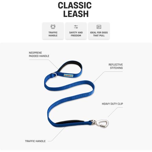 DF Co. Classic Dog Leash | Strain-Free, Shock Resistant, Prevents Jolts, Maintain Control | Durable Waterproof Material with Heavy Duty Clip & D-Ring | Green Camo, Size Regular