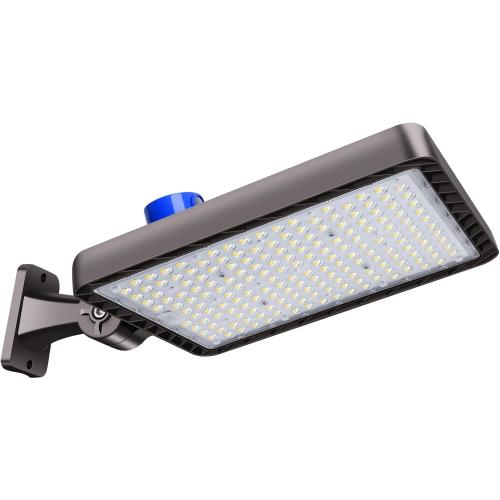 480W LED Parking Lot Light,Commercial Flood Light for Large Area | 72000LM Shoe Box Street Light with Dusk to Dawn Photocell,5000K IP65 Waterproof Adjustable wall Mount,110-277V