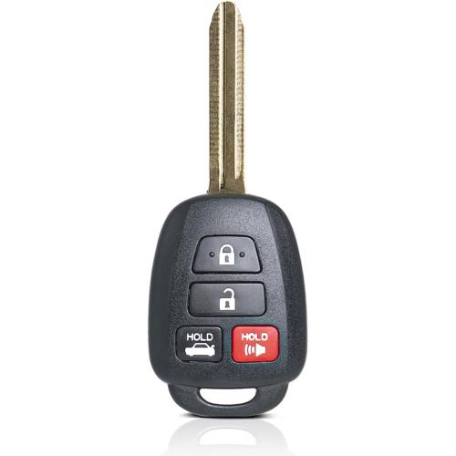 MechanMagic Key Fob Remote Replacement Fits for Toyota Corolla 2014 2015 2016 2017 2018 2019/Camry 2014-2017/Tacoma 2016-2018 HYQ12BDM Keyless Entry Remote Control HYQ12BEL 89070-02880 H Chip