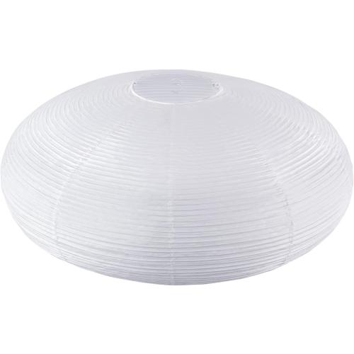 White Oval Paper Lanterns, 22 Large Hanging Paper Lantern Shade, 1 Pack | Chinese/Japanese Paper Pendant Lampshade, Handmade, for Party Decoration, Wedding, Home Decor Ceiling Lamp shade