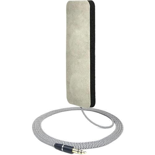 Pillow Speaker Wired for Sleeping, Sleep Headphones with Ultra Thin Stereo Speakers Perfect for Side Sleeping,Sports,Travel,Meditation and Relaxation Black Grey