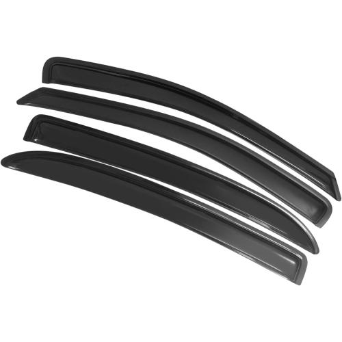 Tape On Window Visors Fits for 2005-2010 Chevy Cobalt 4-Dr, Side Auto Window Wind Deflectors, Ventshade, Rain Guards for Cars/Trucks