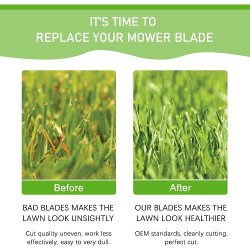 KEDAKEJI 942-04053C Blades Compatible with Cub Cadet Lawn Tractors 942-04053C 50 Deck Toro Mower Replace for Cub-Cadet rzt 50 Troy Bilt 742-04053 742-04053A,3PCS