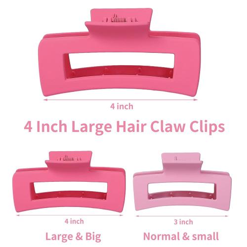 4.1 Inch Jumbo Hair Clip Thick Hair, Women and Girls Hair Accessories