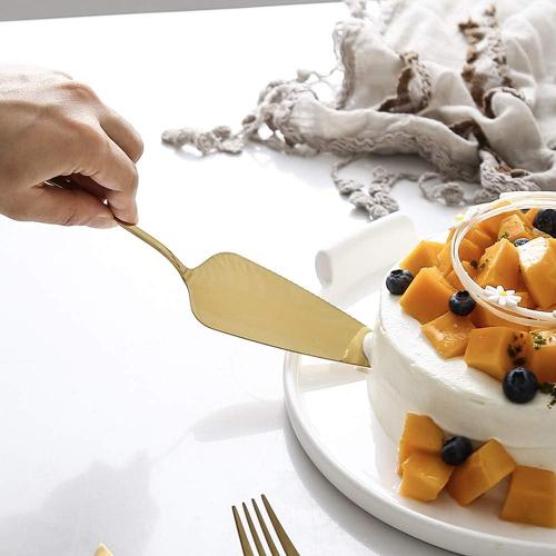 Pie Cake Server Set Stainless Steel Cake Cutter Pie Cake Slice Dessert Server Cutter Pizza Shovel Tart Dessert Slicer Server 6 Pack