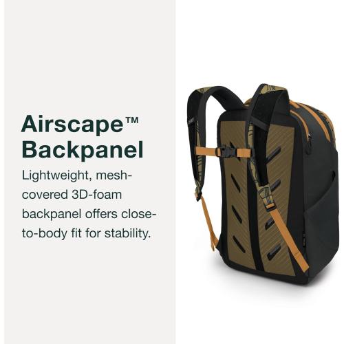 Osprey Proxima 30L Campus Laptop Backpack - Organized Everyday Pack with Tech Storage, Water Bottle Pockets, and Comfortable Carry - Perfect for School, Commute, and Travel, Firestarter Orange