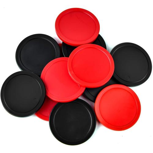Coopay 12 Pieces Home Air Hockey Pucks 2.5 Inch Heavy Replacement Pucks for Game Tables Equipment Accessories, 12 Grams