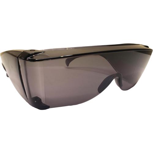XL Extra Dark Fit Over Sunglasses - Large Wear Over Glasses Sun Shield - Fishing, Boating, Golf, & Driving