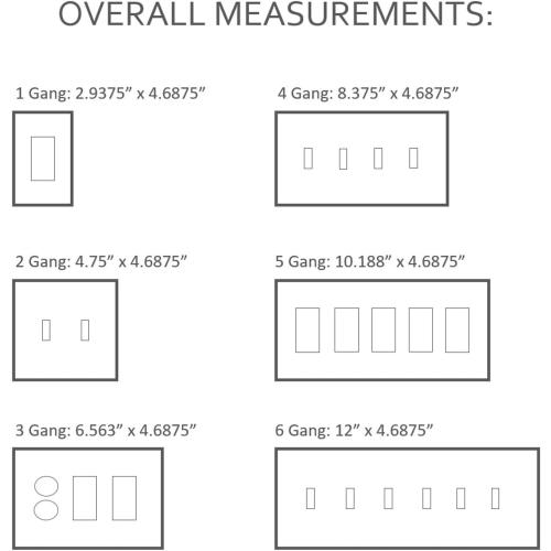 Legrand - Pass & Seymour TP23W Wall Plate - Box Mounted, 2-Gang, White (Pack of 1)