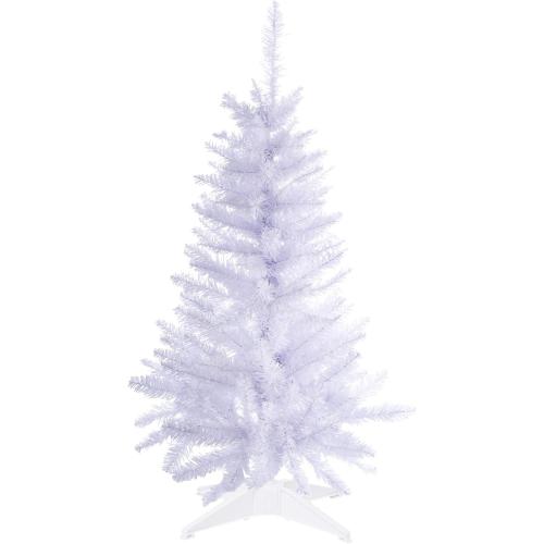 Small Christmas Tree 4FT Artificial Mini Xmas Tree for Holiday House Decor,White