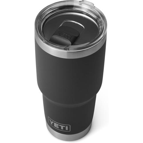 YETI Rambler 30 oz Stainless Steel Vacuum Insulated Tumbler w/ MagSlider Lid, Black
