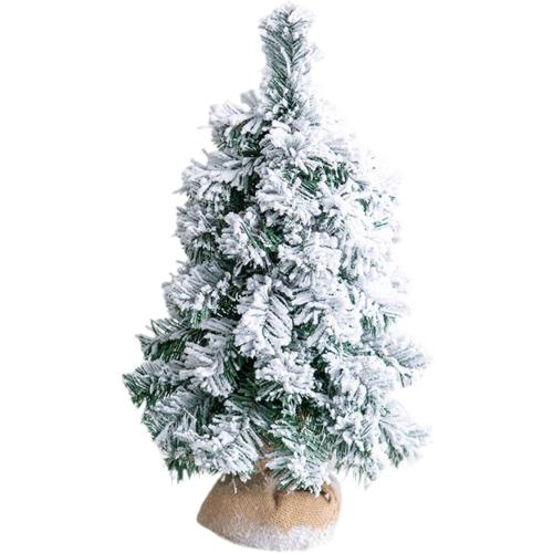 Snowy Christmas Tree Tabletop Artificial Christmas Tree Xmas Tree Tabletop Ornament Mini Christmas Tree Small Christmas Tree Tabletop Christmas Tree Figurine for Xmas Festival Tabletop Decor